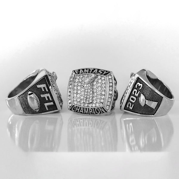 PREMIUM FFL - Fantasy Football League (2023) - Championship Trophy Ring - Fox - Rings