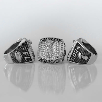 PREMIUM FFL - Fantasy Football League (2024) - Championship Trophy Ring - Fox - Rings