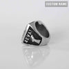 PREMIUM FFL - Fantasy Football League - CUSTOM NAME (2 Custom Sides) Championship Ring - Fox - Rings