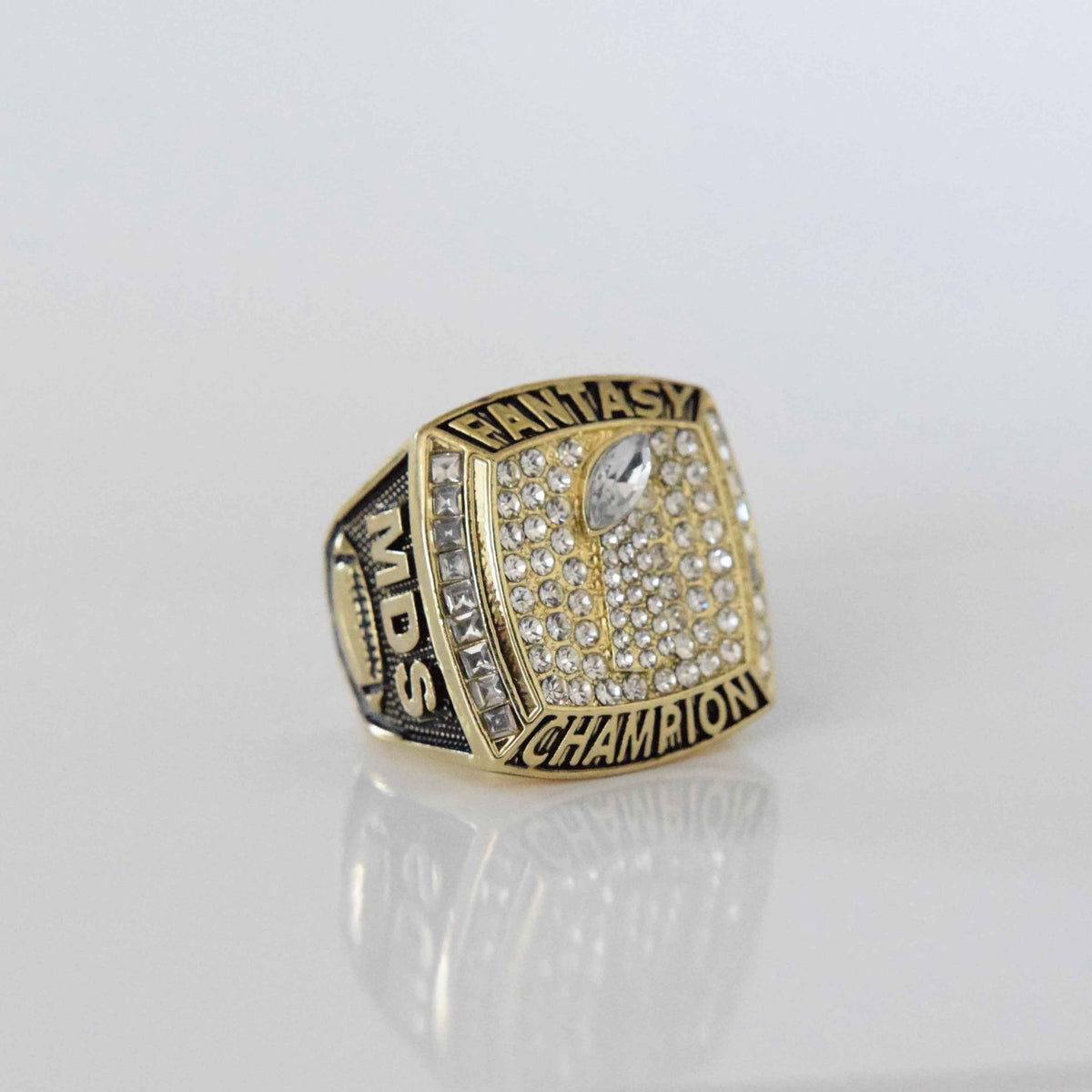 PREMIUM FFL - Fantasy Football League - CUSTOM NAME (2 Custom Sides) Championship Ring - Fox - Rings