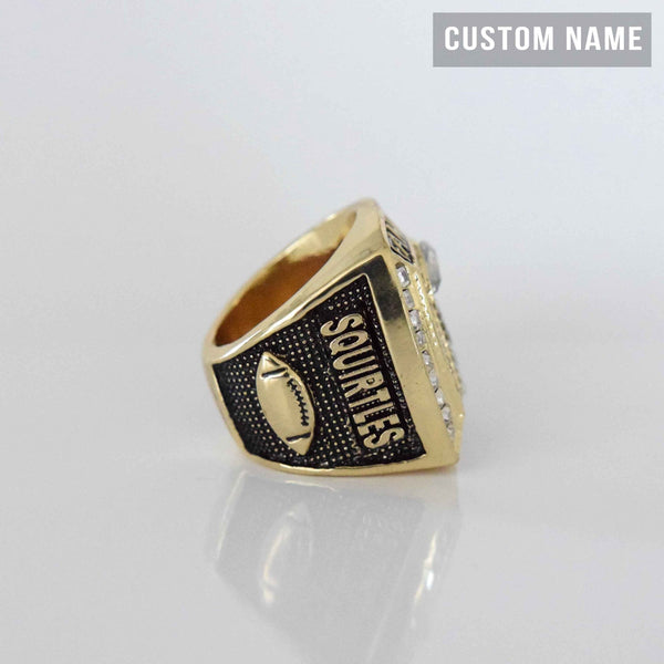 PREMIUM FFL - Fantasy Football League - CUSTOM NAME (2 Custom Sides) Championship Ring - Fox - Rings