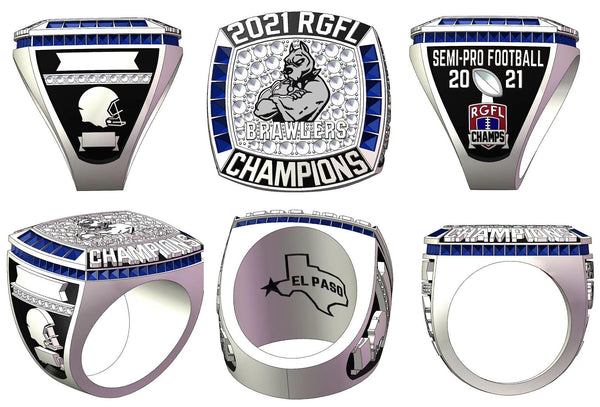RGFL Brawlers (2021) Championship Ring - Premium Plan - Fox - Rings