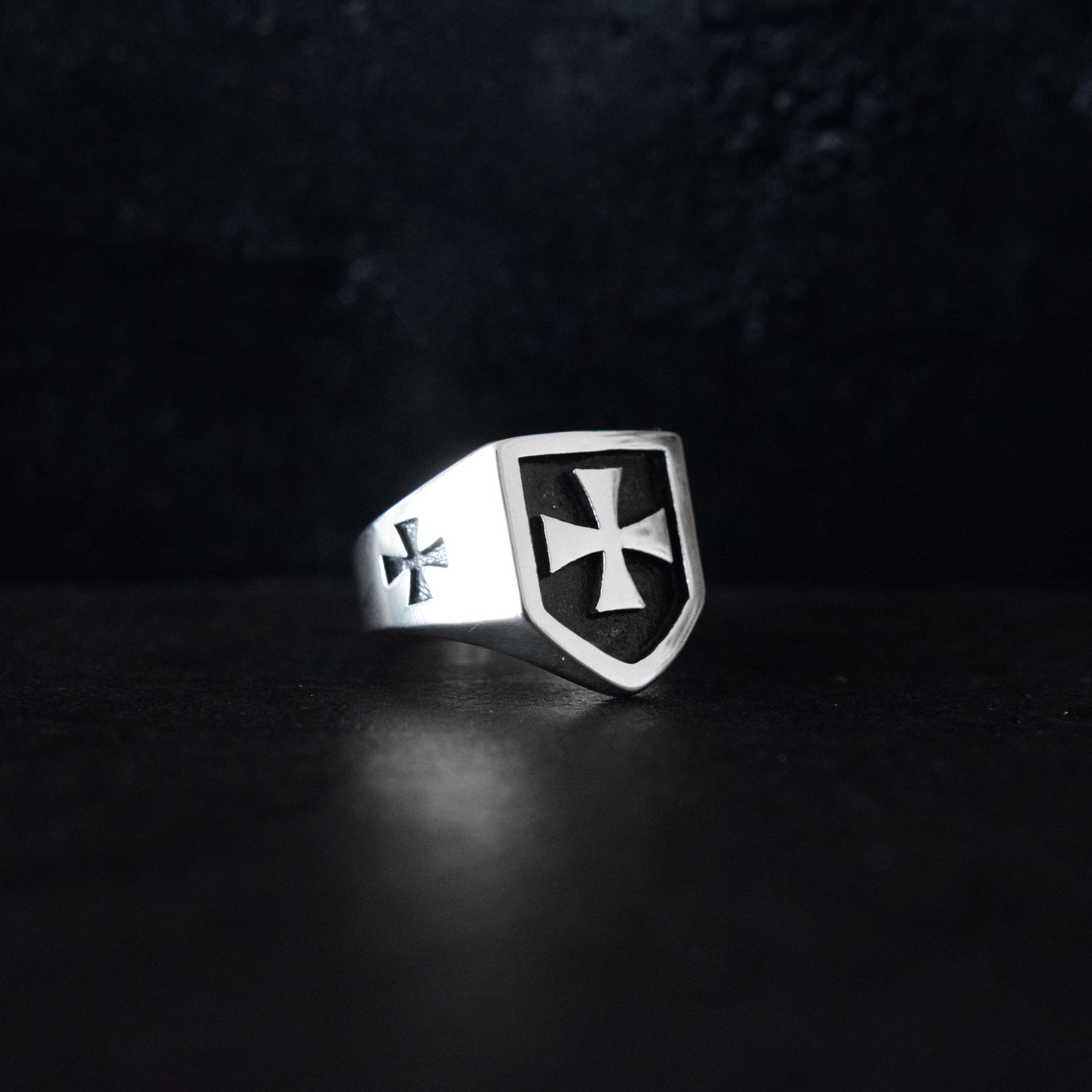 ☆nff☆ bold cross ring nff1 the-heaven-cross-silver-