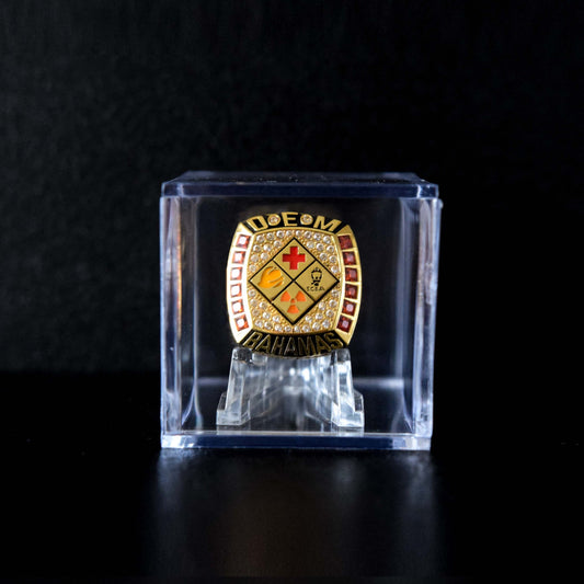 Transparent Championship Ring Box (Clear Acrylic Display) - Fox - Rings