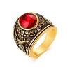US Navy - Air Force - Army Academy (Stainless Steel) Military Officer's Ring - Fox - Rings
