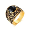 US Navy - Air Force - Army Academy (Stainless Steel) Military Officer's Ring - Fox - Rings