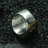 US Navy - Stainless Steel (Titanium) United States Naval Anchor Ring - Fox - Rings