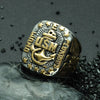 US Navy - Stainless Steel (Titanium) United States Naval Anchor Ring - Fox - Rings