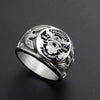 Volunteer Firefighter (Stainless Steel) Fire Department Ring - Fox - Rings