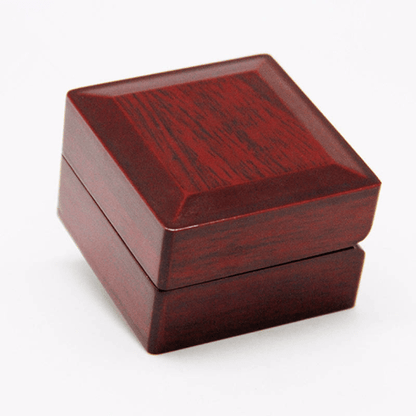 Wooden Display Box - Championship Ring Collector's Display Case - Fox - Rings