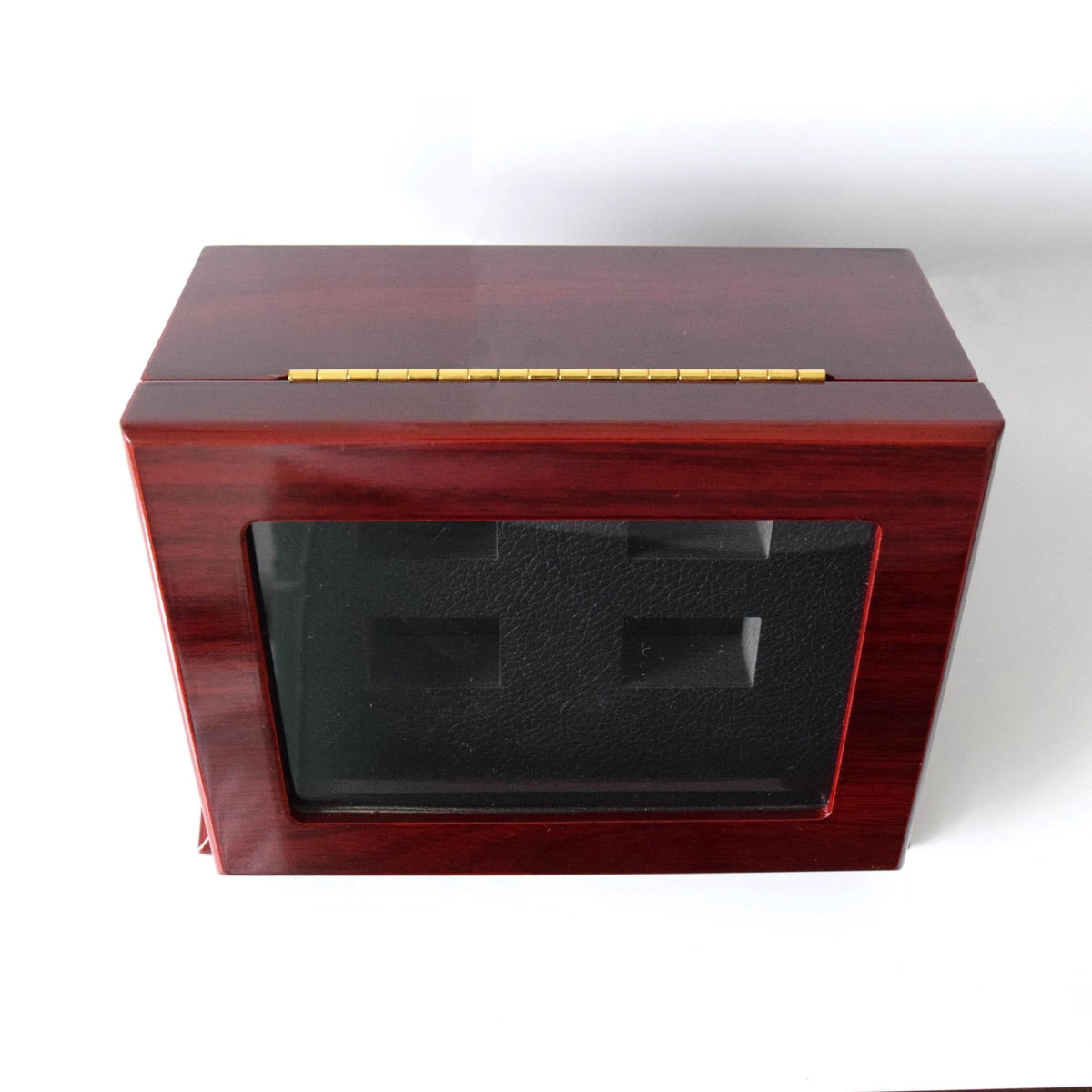 Wooden Standing Display Box - Championship Ring Collector's Display Case - Fox - Rings
