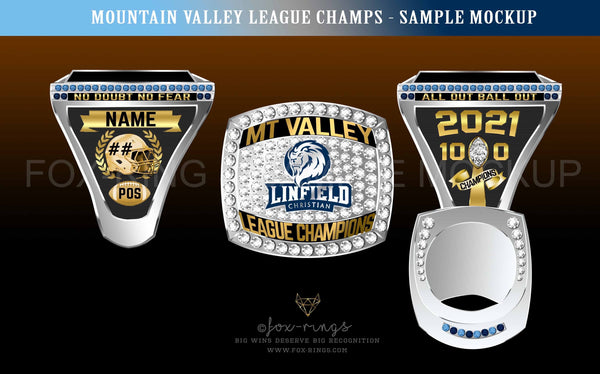 Mountain Valley League (2021) Championship Ring - Premium Plan