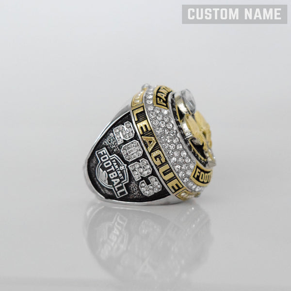 Fantasy Football League (2023) - CUSTOM NAME Championship Ring (Official Helmet Design)