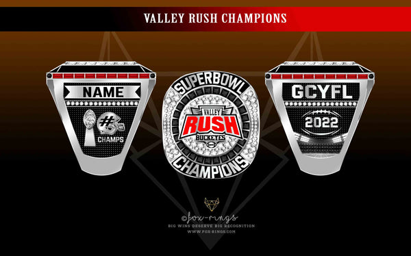 Valley Rush GCYFL (2022) Super Bowl Championship Ring